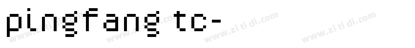 pingfang tc字体转换